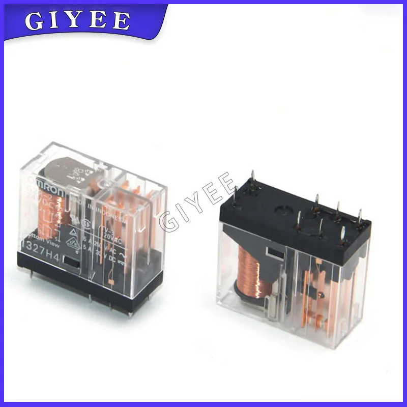 5 шт. реле G2R 2 12VDC 24VDC DC12V DC24V 5A 8PIN абсолютно новый и оригинальный реле|Реле| |