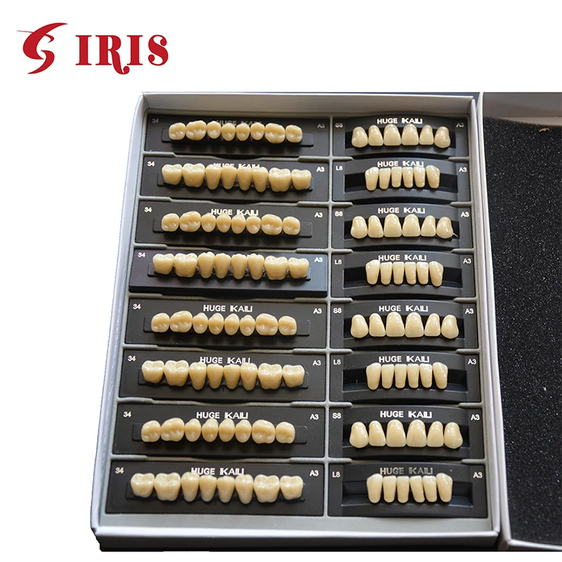 

28Pcs/Set Full Denture Dental Resin False Teeth Artificial Teeth Durable Dentures