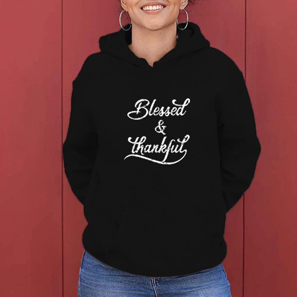 

WZ20099 Autumn and Winter Fashion Women's Wear Keep Warm Personality Letter Printing Daily Long Sleeve Casual Hoodie For woman