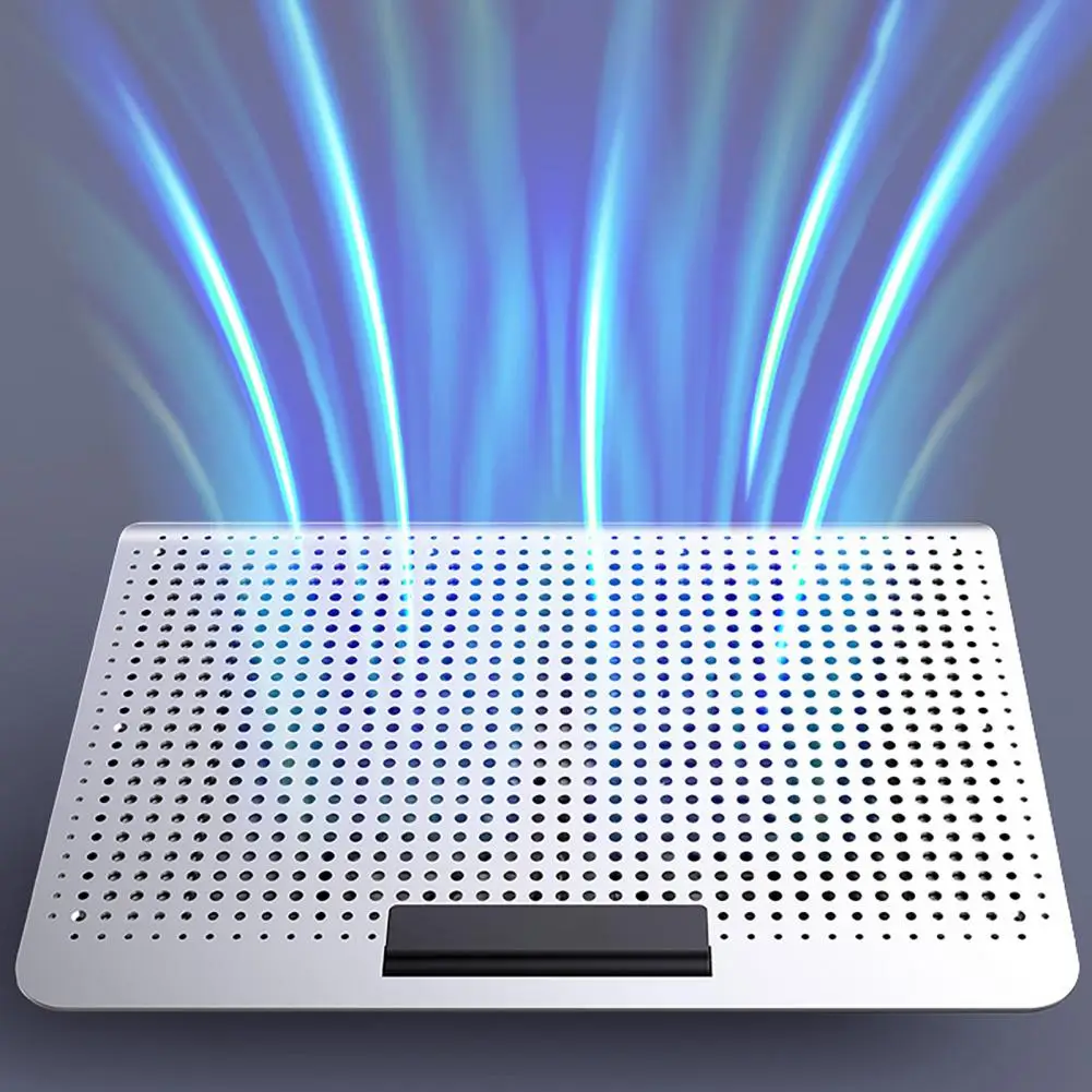 aluminum alloy practical gaming notebook cooler portable laptop cooler stand powerful for desktop free global shipping