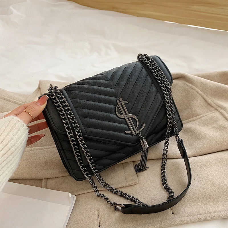 Женские сумки известного бренда с цепочкой дизайнерские модные роскошные