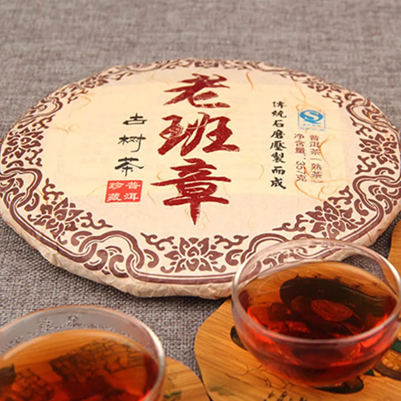 

2015 Yr Yunnan Ripe Pu'er Tea 357g Ban Zhang Ancient Tree Classic Cooked Tea Loose Tea Pure Material Pu-erh Tea