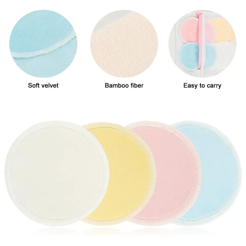 8 шт. подушечки для снятия макияжа многоразовые хлопковые лицевой двойной