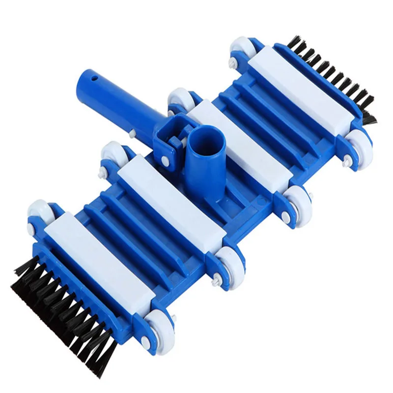 

14 19 inch Square Pool Suction Cleaner W/ Side Brush Blue-white For Pool Water Park Aquarium Fish Pool Suction Machine Equipment