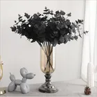 Зеленые искусственные листья, большие листья эвкалипта, настенный материал, Декоративные искусственные растения для дома, магазина, сада, вечеринки, Декор, 47 см