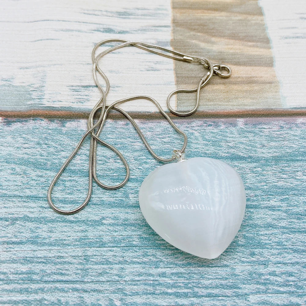 Ожерелье из натурального селенита 3 2 см 1 шт. | Дом и сад