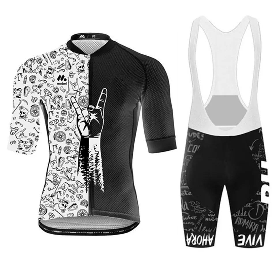 

Radfahren Cycling Jersey Set Bike Wear Set Gel Bib Shorts Anzug Summer Dresses Pro Team Kleidung Bike Maillot Ciclismo Hombre