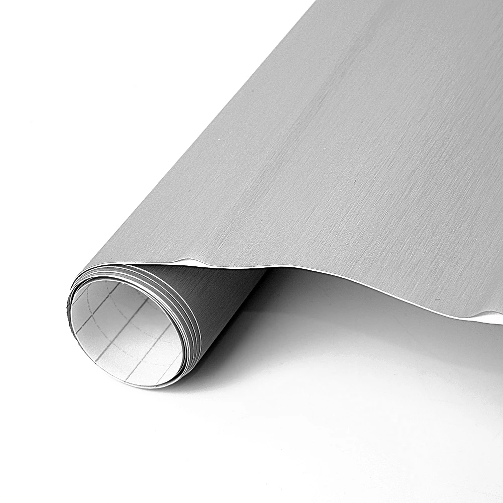 12 &quotX 60&quot автомобиль металлик матовый сталь высокое качество ПВХ материал