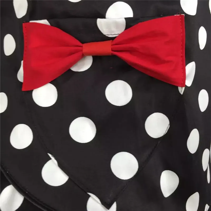 Хлопковый фартук в горошек кухонный Рабочий Фартук для официанта магазина