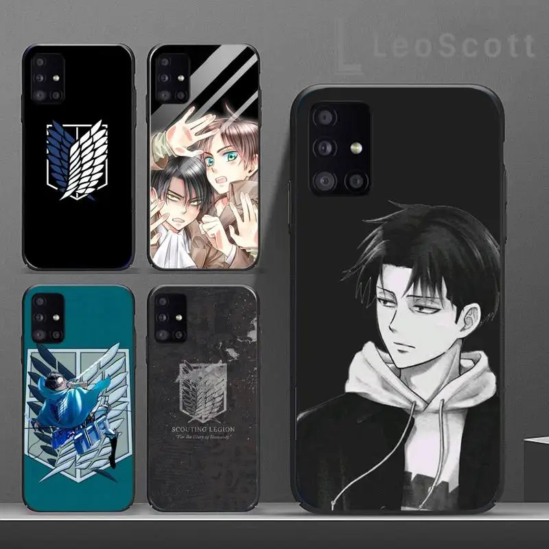 

Anime Japanese attack on Titan Phone Cases For Samsung A40 A50 A51 A71 A20E A20S S8 S9 S10 S20 Plus note 20 ultra 4G 5G