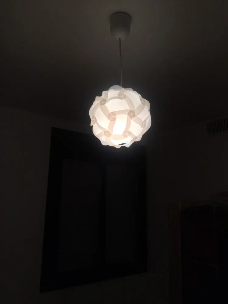 DIY пазл абажур креативный пазл-светильник лампа современный абажур крышка лампы Потолочная люстра подвесной светильник покрытие домашний декор