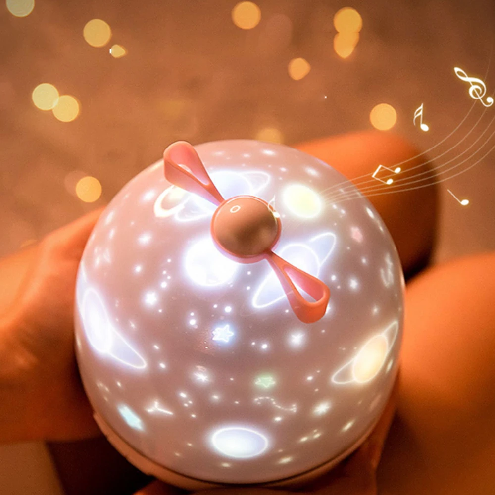 

Night Light Projector 360Rotating Led Night Lighting Lamp Colorful Universe Ocean Elk Garden Hobbyhorse Birthday Projector
