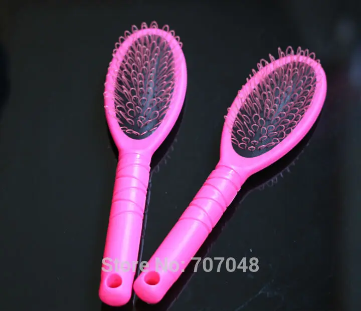 Pink color 20pieces/lot Wholesale  Loop Brush for Hair Extension ! Professional Hair Comb
