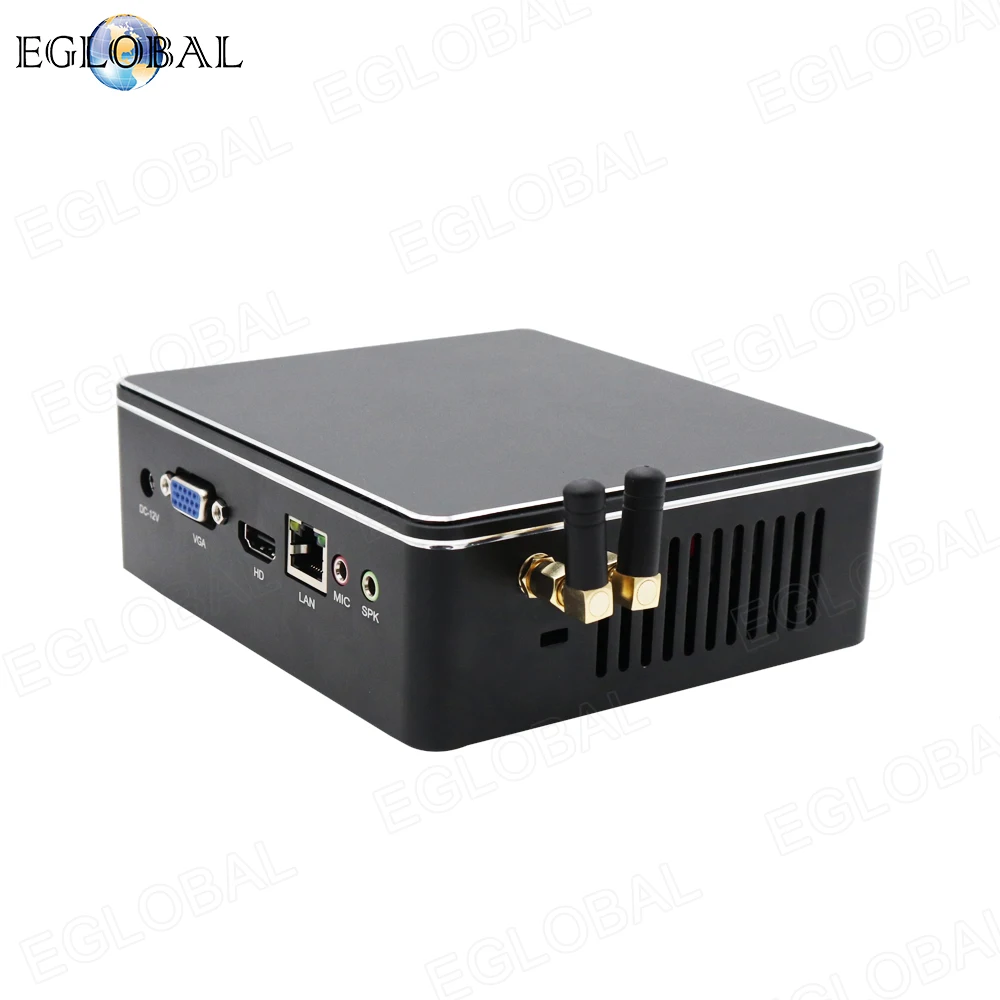 Мини ПК Eglobal F2 Core i5 7200U I7 6567U вентилятор Windows 10 HDMI VGA двойной дисплей HTPC мини