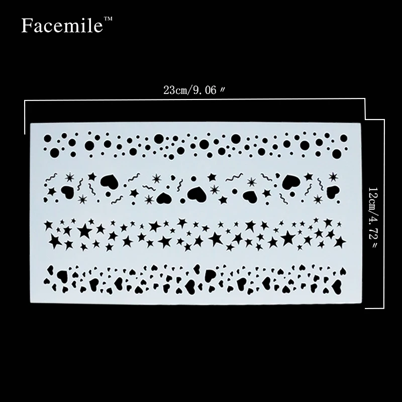 23x12 см Форма для выпечки Декор трафарет кухонные капкейки шаблон оформления