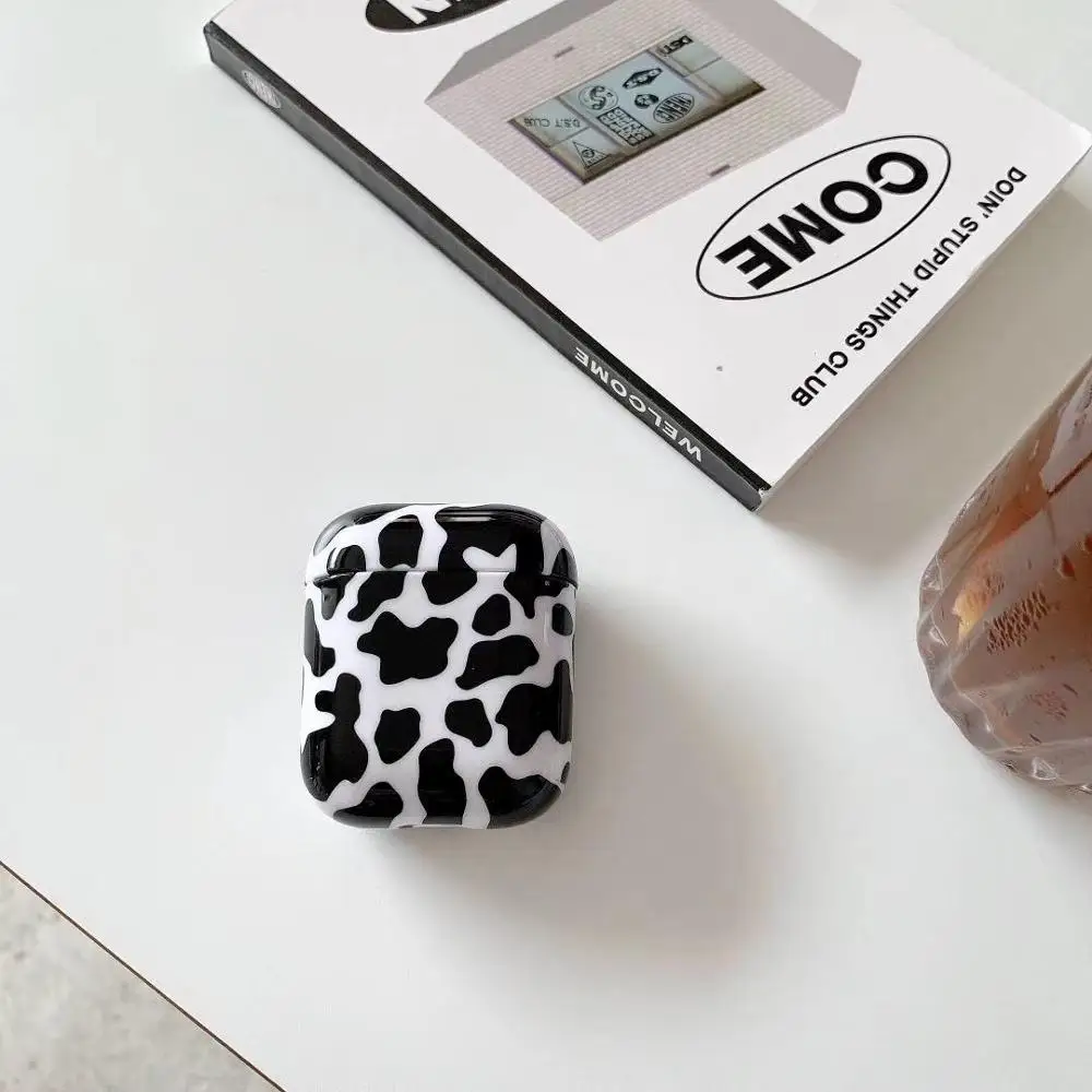 Роскошный 3D чехол с молочным рисунком для Apple AirPods 2 защитная оболочка зарядки