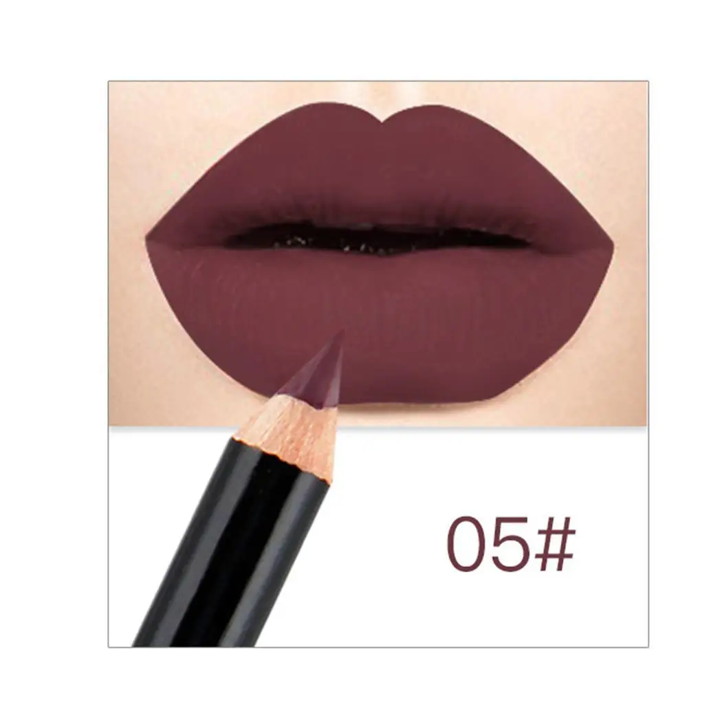 Водонепроницаемый матовый блеск для губ Карандаш карандаш устойчивый ручка