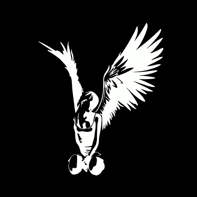 Стикер для автомобиля красивый элегантный ангел Высококачественная наклейка
