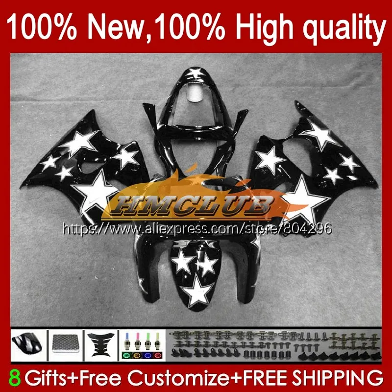 

Корпус для KAWASAKI ZX-6R 6 R ZX-636 ZX600 600CC 98 99 104No.16 ZX600CC ZX 636 Stars black 6R ZX6R 98 99 ZX636 1998 1999 обтекатель