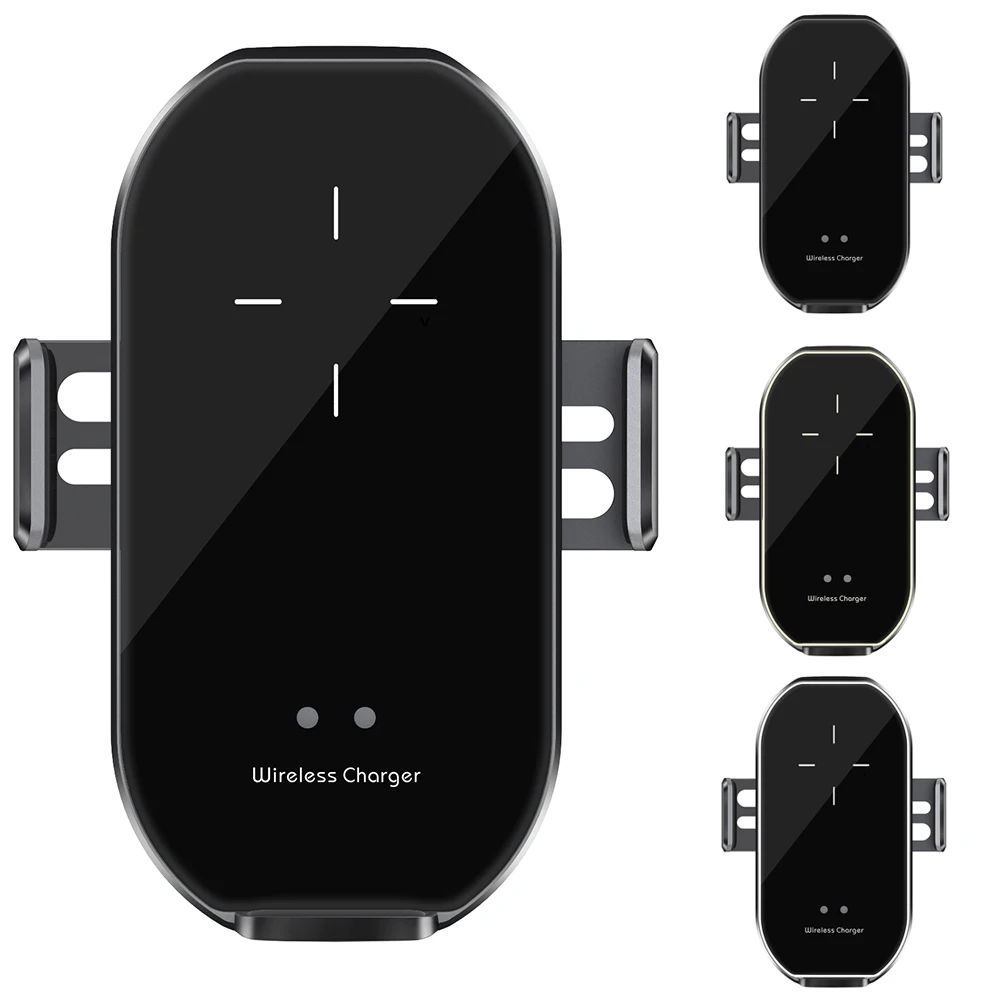 10 Вт автомобильное беспроводное зарядное устройство с автоматическим зажимом