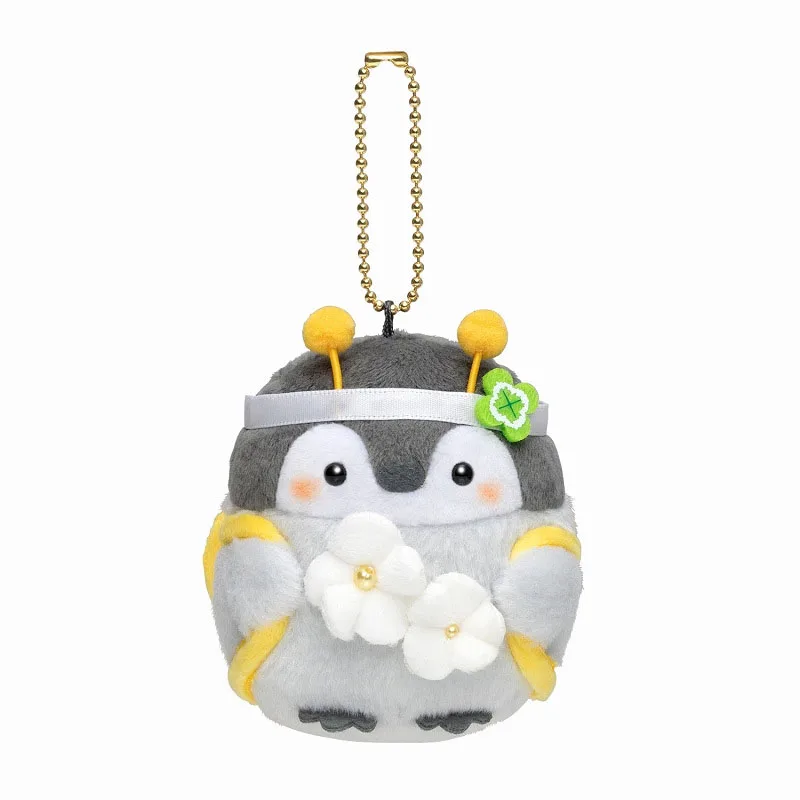 

1 Pcs Kawaii 10cm Animal Penguin Bee Series Stuffed Plush Toys Plush Doll Knapsack Bag Pendant Keychains for Kids Girl Gift