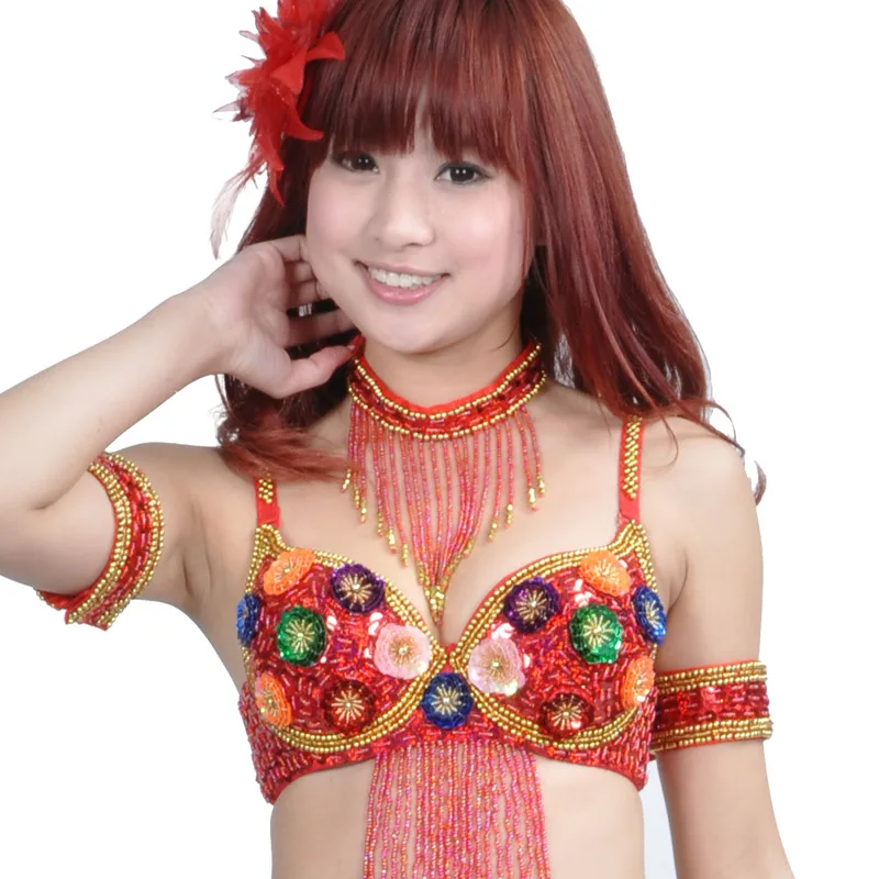 1 шт. аксессуары для танца живота восточные Одежда танцев с блестками и