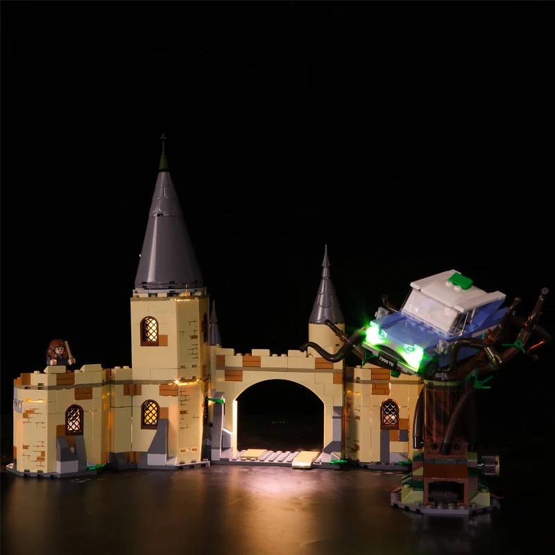 

THE LED light Magic Toys Hogwartsingly Clock Tower Compatible Harri 75953 Building Blocks for Children Christmas Gifts