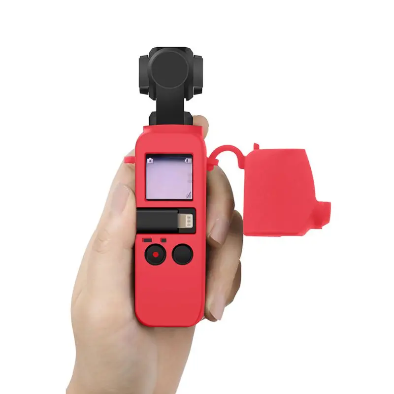 1 шт. подходит для DJI OSMO Карманный защитный рукав мягкий силиконовый рукав с шнурком