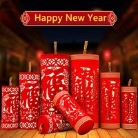4518cm chinese spring festival fu character firecracker ornaments new year decor holiday party home decor happy new year 2022