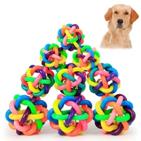 1pc rubber dog toys puppy bell sounding toy puzzle fun pet products chewing molar bite resistant big dog interactive toys