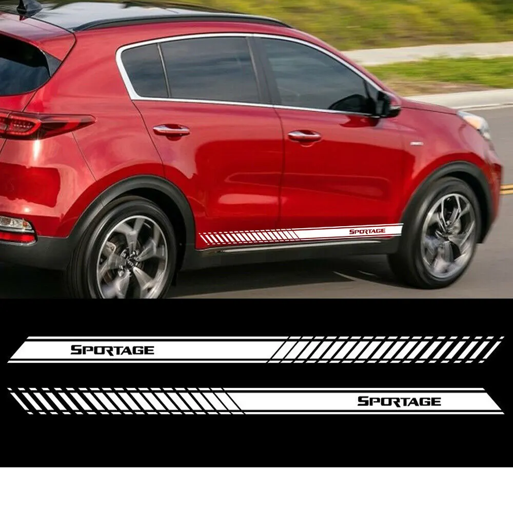 

For Kia Ceed Soul Car Body Sticker Vinyl Side Skirt Sticker Decals Graphic