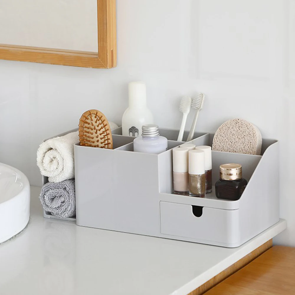 Органайзер для макияжа косметический ящик хранения с Рабочий стол Коробки