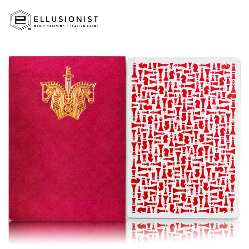 Ellusionist красные Рыцари игральные карты Размер колоды покера Даниэль Мэдисон
