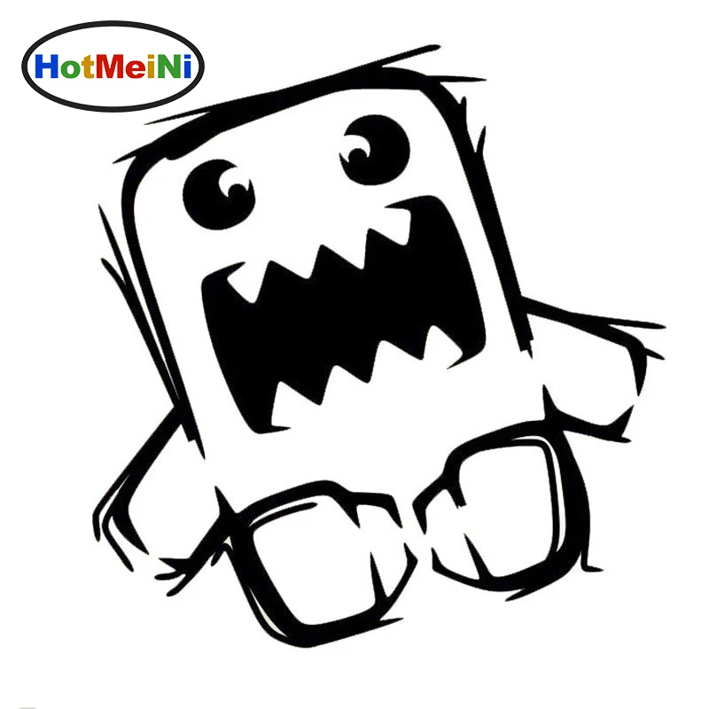 HotMeiNi 13 см x 12 см для Domo Kun японский Дрифт забавные автомобильные наклейки виниловые наклейки аниме креативные автомобильные аксессуары украшения