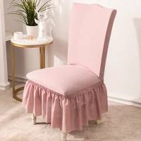 bubble cloth skirt type stretch chair cover elastic one piece chair cover protector seat stretch cover removed washable