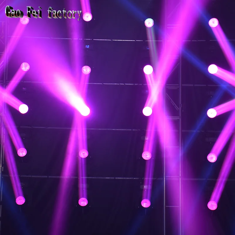 Вращающаяся головка светодиодный Lyre луч 10 Вт DJ освещение с RGBW DMX сценическое для