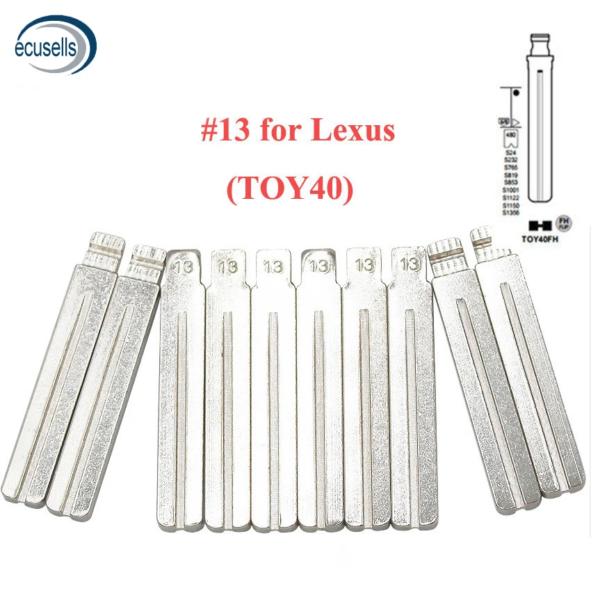 10 шт./лот Универсальные пульты дистанционного управления Flip Blade 13 # для ключа KD NO.13