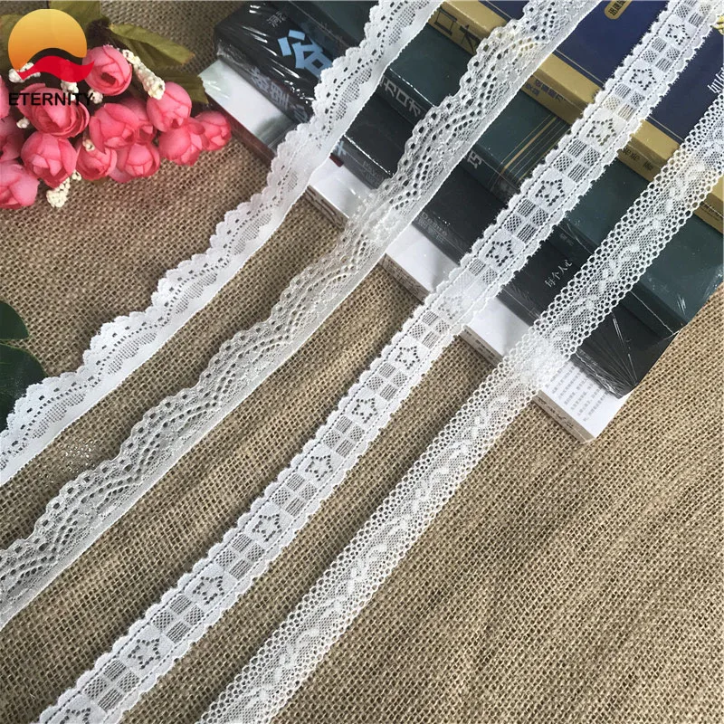 

2.2-2.5CM S2206 White Multi-color Lace For Clothing Underwear Apparel DIY Embroidery Mesh Ornaments For Hand-sewing Decora