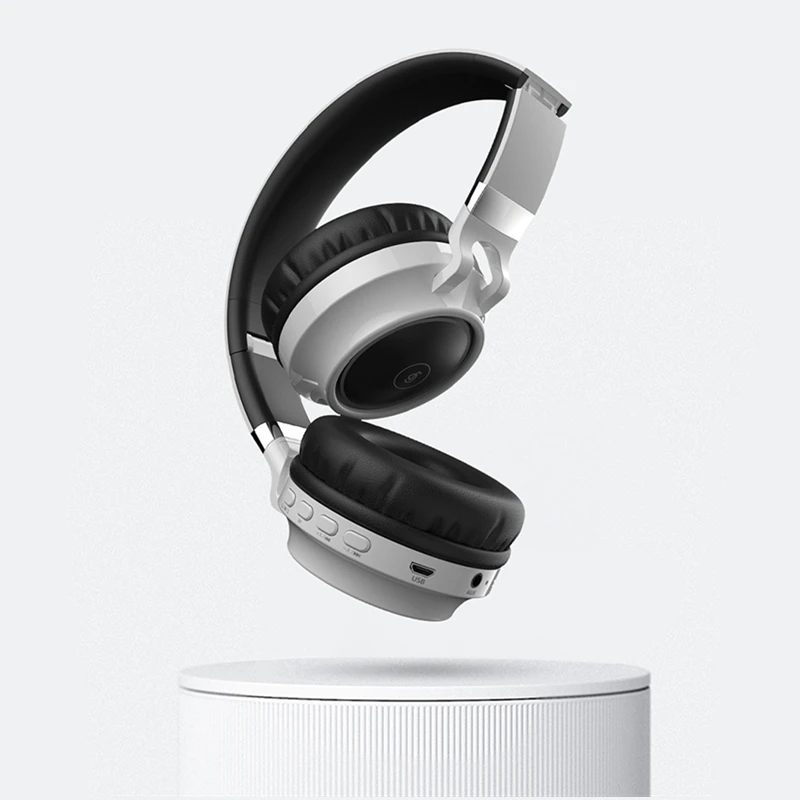 Новое поступление Красочный светодиодный Bluetooth 5 0 складные наушники