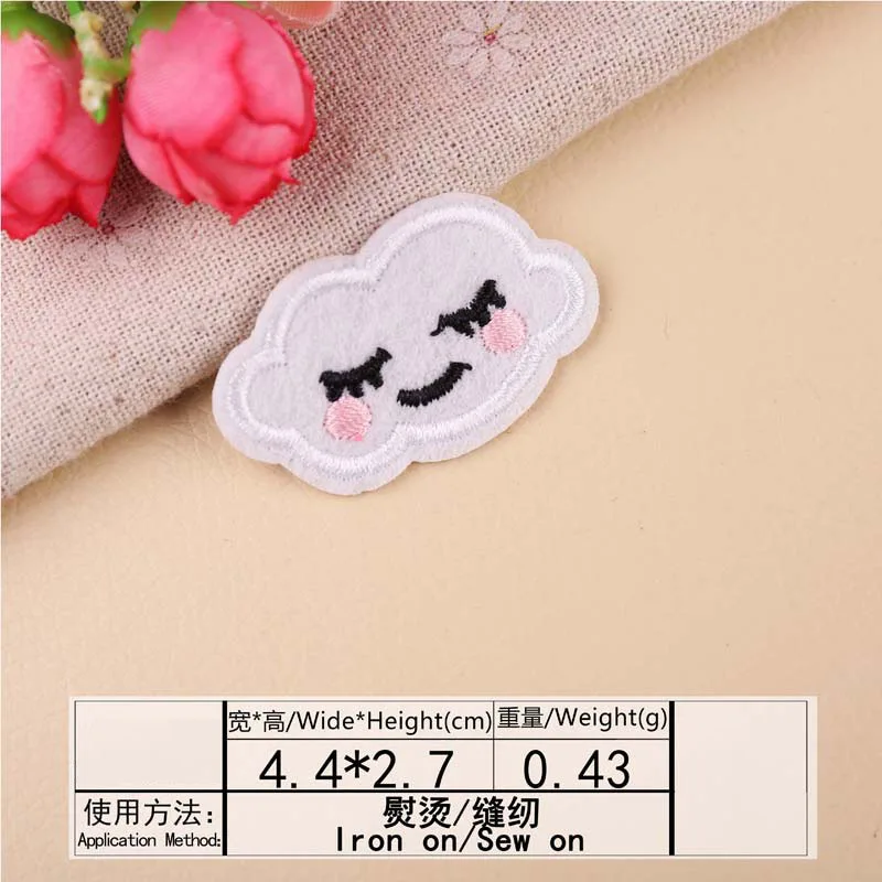 Патчи с вышивкой в виде Милого Животного и еды термоклейкие нашивки для