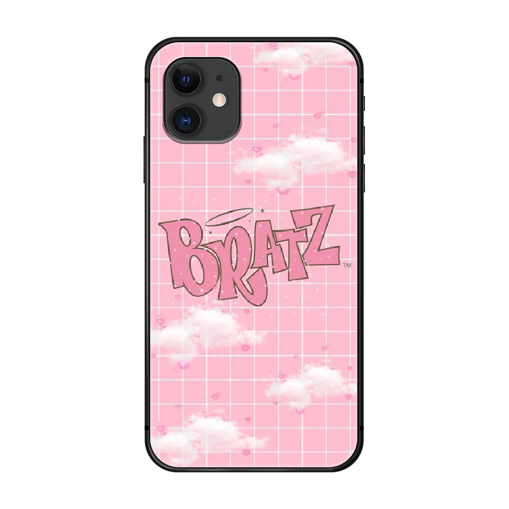 Fashion Luxury Brand Doll Bratz Phone Case Cover Hull For iphone 5 5s se 2 6 6s 7 8 plus X XS XR 11 PRO MAX black Etui soft | Мобильные