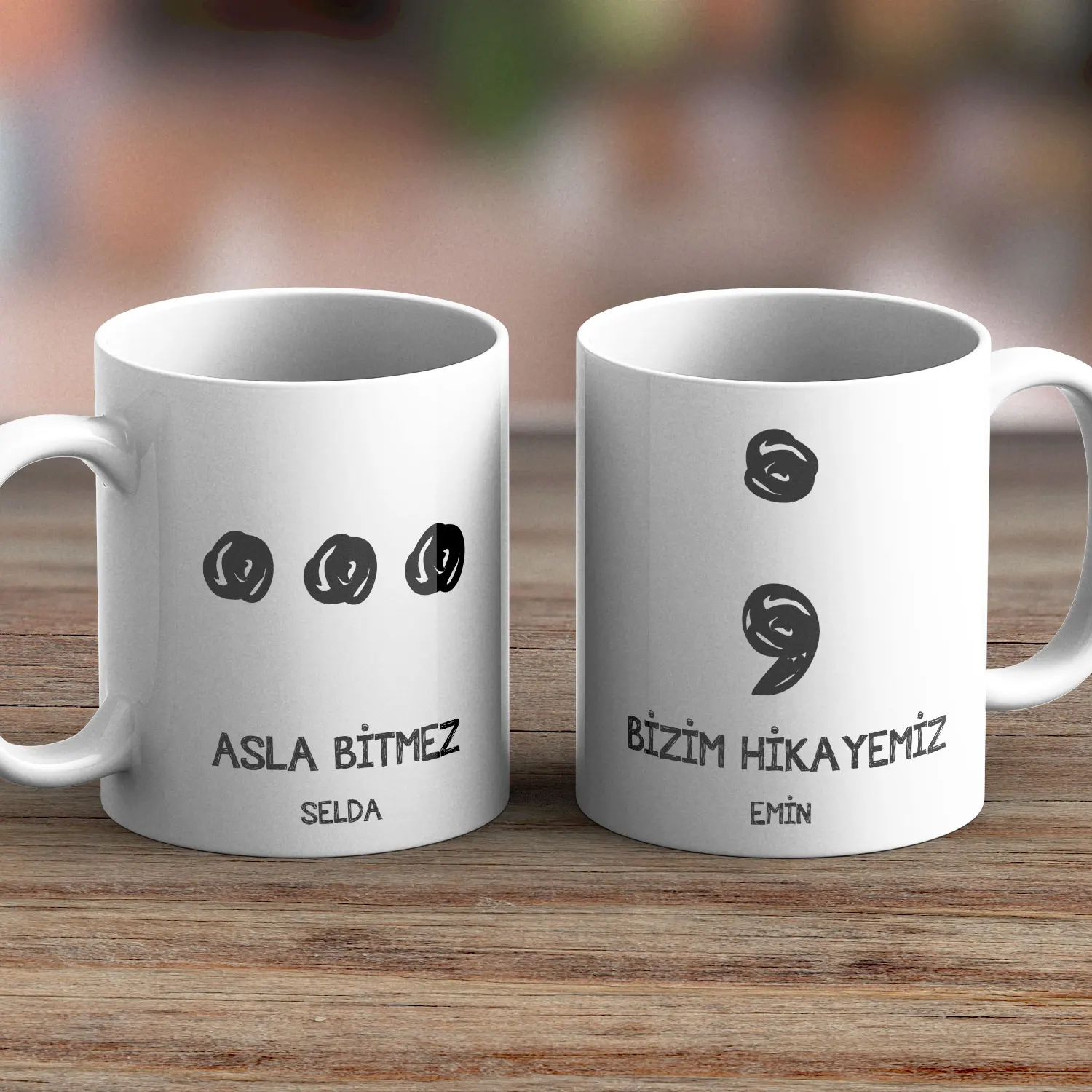 Персонализированная двойная белая кружка бойлер 4|Подвески| |