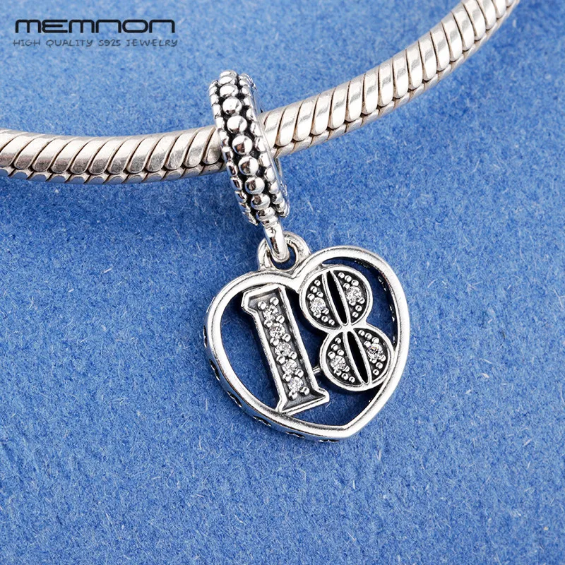 Mother's day 925 sterling silver Graduation Scroll Achievement Trophy Hanging 16 18 50 60 Years of Love charms fit bracelet DIY |