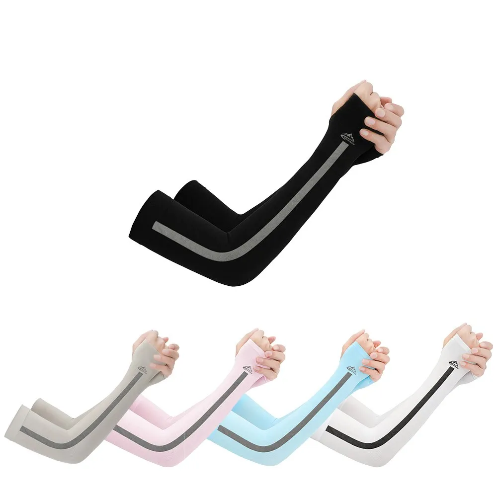 

Outdoor Arm Sleeves UV Sun Protective Gloved Cooling Sleeves for Hiking Cycling Climbing Fishing Driving Sports Traveling