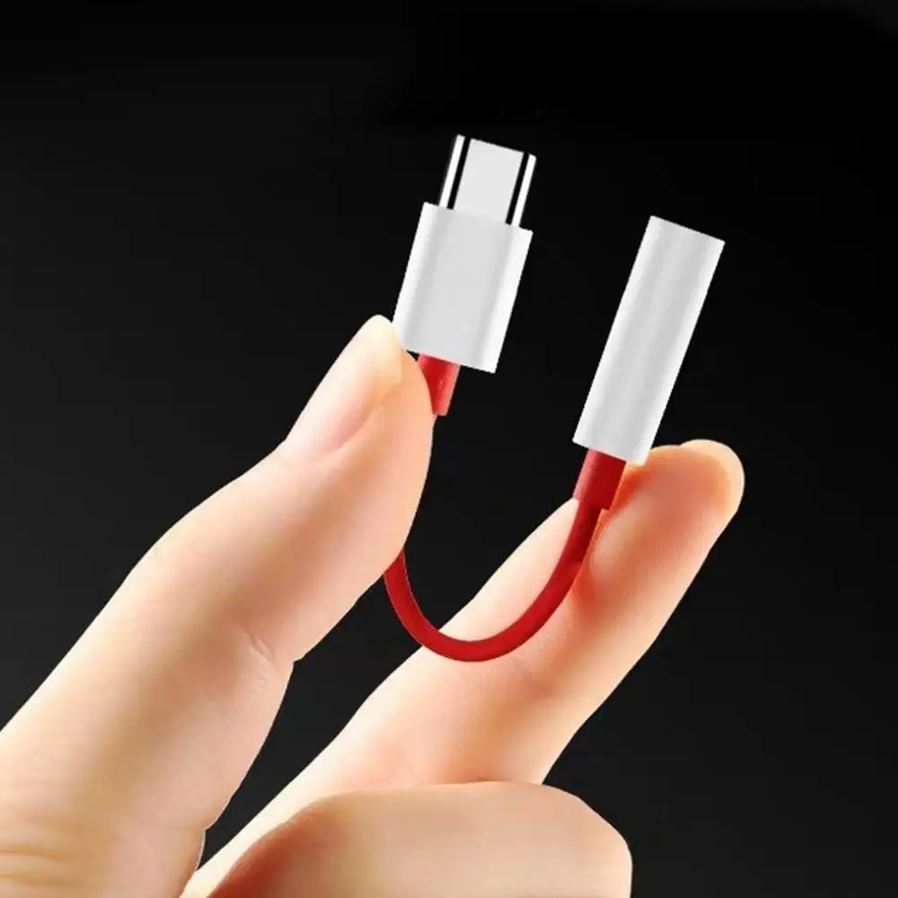 Переходник для наушников Oneplus 7 Pro 6T USB Тип C на 3 5 мм Aux аудио One Plus 1 + музыкальный
