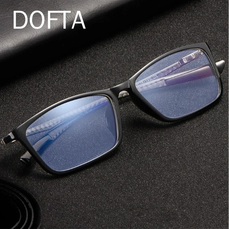 

DOFTA Myopia Glasses Frame Men Ultralight Carbon Fiber Square Optical Eyeglasses Frame Women Male Prescription Eye Glasses 5271