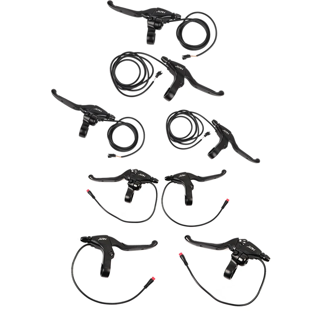 

Ручка велосипедного тормоза, 1 пара прочных 2-проводных левых и правых частей электрического тормозного рычага электровелосипеда