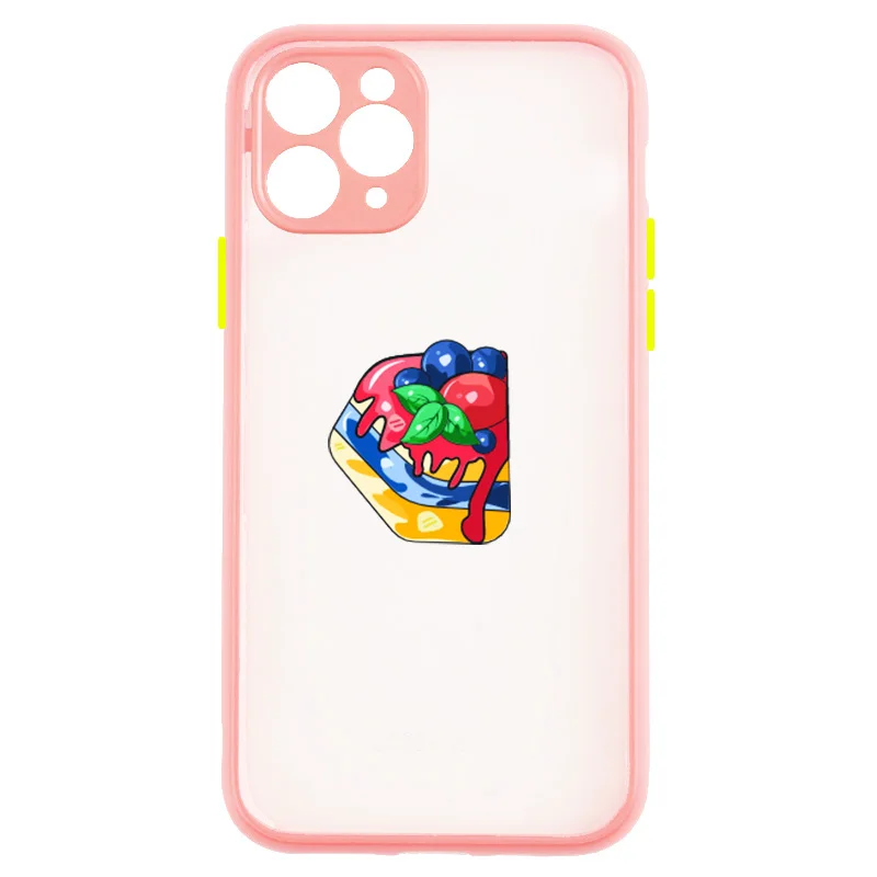 

Phone Case Cake Hard Matte Back Cover For Apple iPhone 11 Pro Max 12 Mini 7 6 6S 8 Plus SE2020 X XR XS Shell Capa Drop Shippping