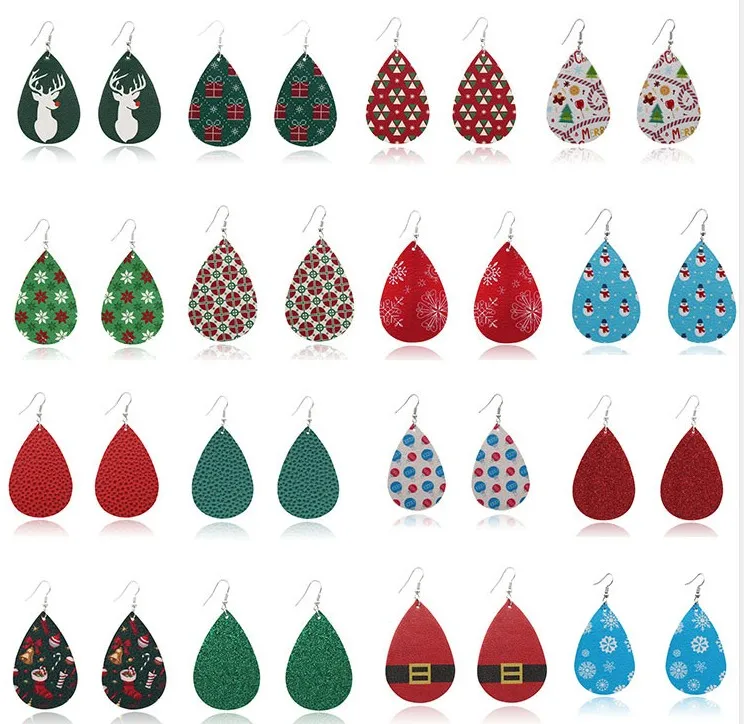 DoreenBeads креативные рождественские сережки кожаные модные серьги ювелирные