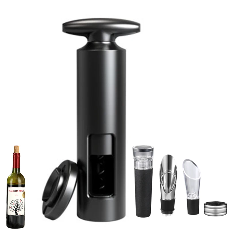 

Wine Opener Set Red Wine Corkscrew Accessories Kit Convenience Portable Handle Tool Gift For Wine Lovers Kitchen Bar Tool